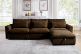 PERTH 122" 3-Seater Sofa with 1 ottoman