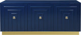 Cosmopolitan Acrylic Contemporary Sideboard Buffet with Gold Accents for Stylish Dining Spaces