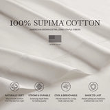 Premium 500 Thread Count Cotton Sheet Set, Bright White