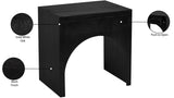 June Elegant Mid Century Night Stand with Curved Design and Push-to-Open Drawer for Storage