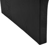June Elegant Mid Century Night Stand with Curved Design and Push-to-Open Drawer for Storage