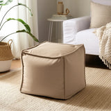 Qivuit Camel Square Pouf