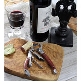 Laguiole Bottle Opener Bar Set with Pakkawood Handles