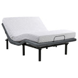 Weston Queen Dual-Motor Massage Adjustable Bed Base in Black and Grey
