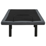 Weston Twin XL Dual-Motor Massage Adjustable Bed Base Black and Grey