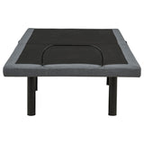 Weston Twin Dual-Motor Massage Adjustable Bed Base in Black and Grey