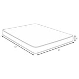 Kenyon 7-Inch Twin Bamboo Cover Firm Foam Mattress