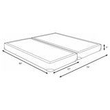 Mercer 5-Inch Split Eastern King Low Profile Foundation
