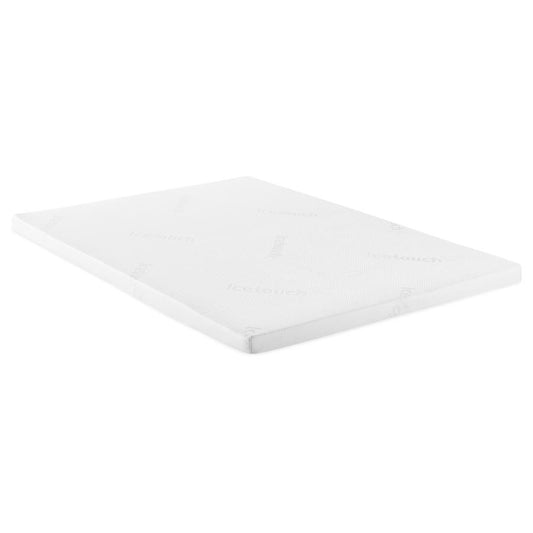 Cascade 3-Inch Twin XL Cool Memory Foam Mattress Topper