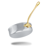 Mauviel M'COOK B 5-Ply Saute Pan With Brass Handle, 3.2-Qt