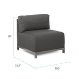 Axis Chair Sterling Charcoal Titanium Frame