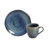 ORGANIC COFFEE CUP + ORGANIC SAUCER DENIM