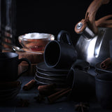 ORGANIC COFFEE CUP + ORGANIC SAUCER CHROMIUM