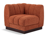 Quinn Chenille Fabric Upholstered Corner Modular Chair