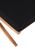 Tahiti Waterproof Fabric Outdoor Chair - Durable Teak Design for Ultimate Patio Comfort and Style