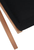 Tahiti Teak Outdoor Loveseat - Stylish Waterproof Fabric for Elegant Patio Relaxation and Durability