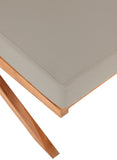 Tahiti Teak Outdoor Loveseat - Stylish Waterproof Fabric for Elegant Patio Relaxation and Durability