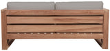 Anguilla Teak Outdoor Loveseat - Stylish & Weather-Resistant Seating for Ultimate Relaxation