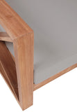 Anguilla Teak Outdoor Loveseat - Stylish & Weather-Resistant Seating for Ultimate Relaxation