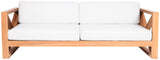 Anguilla Contemporary Teak Outdoor Sofa - Stylish and Weather-Resistant Seating for Your Patio