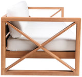 Anguilla Contemporary Teak Outdoor Sofa - Stylish and Weather-Resistant Seating for Your Patio