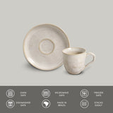 ORGANIC COFFEE CUP + BIO SAUCER LATTE