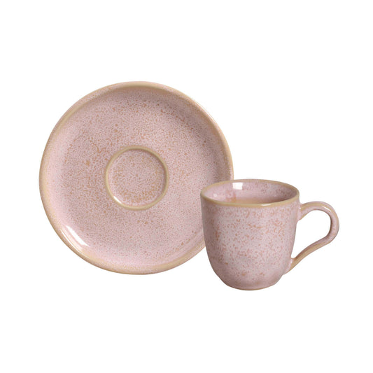 ORGANIC COFFEE CUP + BIO SAUCER LITCHI