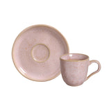 ORGANIC COFFEE CUP + BIO SAUCER LITCHI