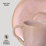 ORGANIC COFFEE CUP + BIO SAUCER LITCHI