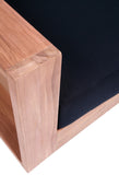 Tulum Teak Outdoor Patio Chair - Stylish Resilient Design for Relaxing and Entertaining Outdoors
