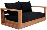 Tulum Teak Outdoor Loveseat - Stylish, Durable, and Weather-Resistant Seating for Your Patio Retreat