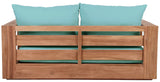 Tulum Teak Outdoor Loveseat - Stylish, Durable, and Weather-Resistant Seating for Your Patio Retreat
