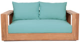 Tulum Teak Outdoor Loveseat - Stylish, Durable, and Weather-Resistant Seating for Your Patio Retreat