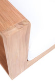 Tulum Teak Outdoor Patio Chair - Stylish Resilient Design for Relaxing and Entertaining Outdoors
