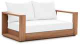 Tulum Teak Outdoor Loveseat - Stylish, Durable, and Weather-Resistant Seating for Your Patio Retreat