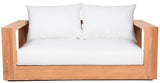 Tulum Teak Outdoor Loveseat - Stylish, Durable, and Weather-Resistant Seating for Your Patio Retreat