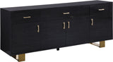 Excel Contemporary Sideboard Buffet with Spacious Drawers for Modern Dining Room Organization