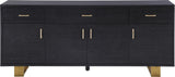 Excel Contemporary Sideboard Buffet with Spacious Drawers for Modern Dining Room Organization