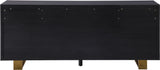 Excel Contemporary Sideboard Buffet with Spacious Drawers for Modern Dining Room Organization