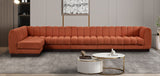 Quinn 165" Chenille Fabric Upholstered 6pc. Modular Sectional