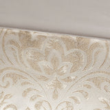 Gold Thread Damask 12-Piece Complete Comforter Set