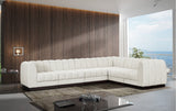 Quinn 133" Chenille Fabric Upholstered 6pc. Modular Sectional