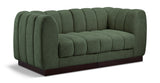 Quinn 69" Chenille Fabric Upholstered 2pc. Modular Loveseat