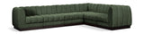 Quinn 133" Chenille Fabric Upholstered 6pc. Modular Sectional