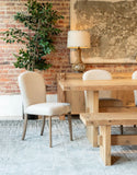 Flagstaff 85" Dining Table in Natural Distressed Oak
