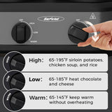 Dual Slow Cooker with 2 Removable Ceramic Pots