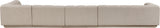 Modari - Sectional - Beige