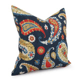 20 x 20 Pillow Boteh Indigo - Down Insert