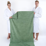 American Soft Linen 35x70 Inch Jumbo Bath Sheet Set of 2 – Extra Large 100% Cotton Turkish Bath Towels