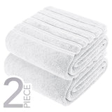 American Soft Linen 35x70 Inch Jumbo Bath Sheet Set of 2 – Extra Large 100% Cotton Turkish Bath Towels